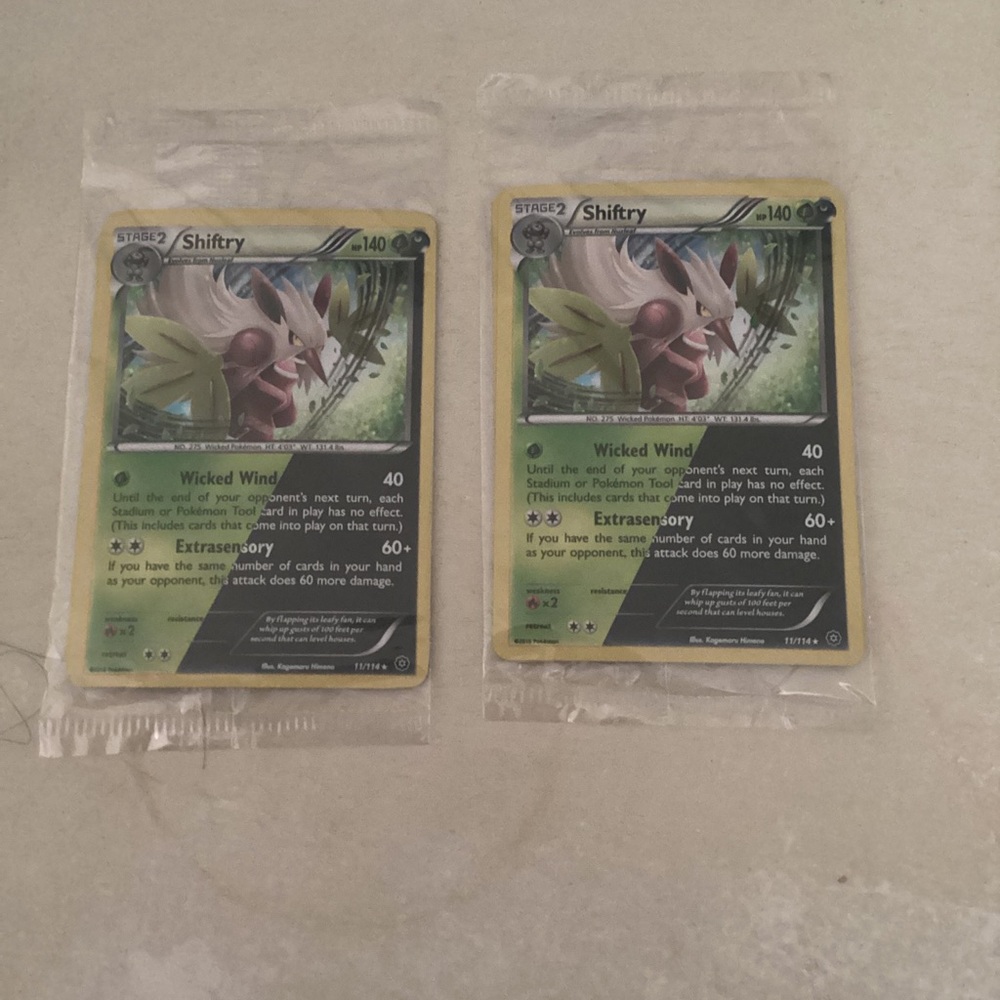 Shiftry Pokémon Card Set